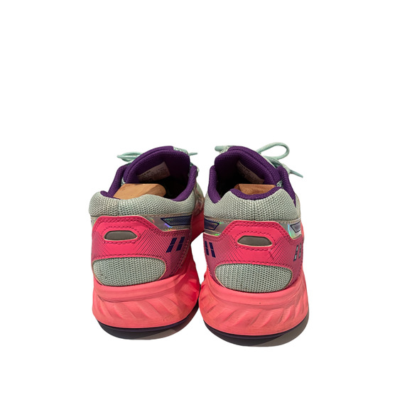 Asics Girls Jolt 2 1014A185 Size 6.5 Green Pink Running Shoes - Picture 6 of 9
